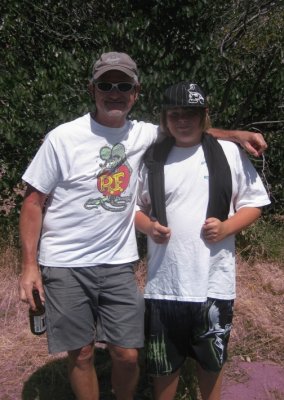 Jon Jay and Tyler Hughes at Cache Creek