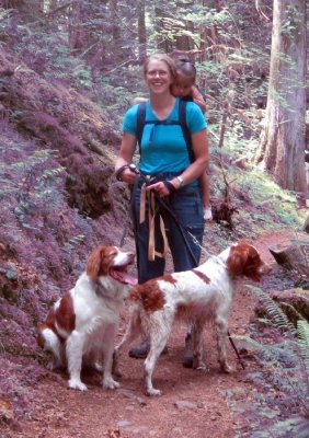 Jonika Lomeli with Brodie and Raider