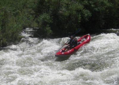 David Hughes at Mother's Rapid on Cache Creek