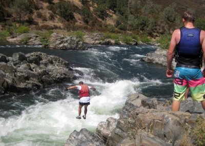 Kim Andregg Shows How it's Done at Satan's Cesspool on the American River
