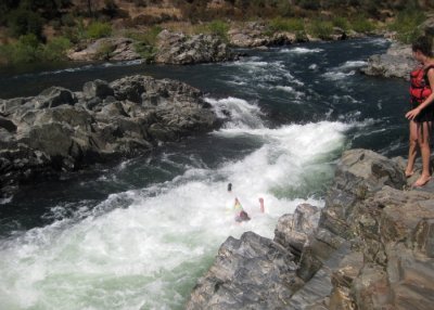Pavel Rytikoff Putting a Hole in Satan's Cesspool on the American River
