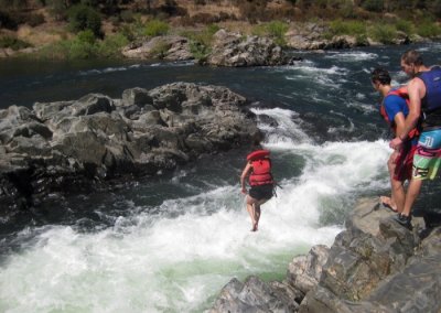Tanya Kovaleva Jumping into Satan's Cesspool on the American River