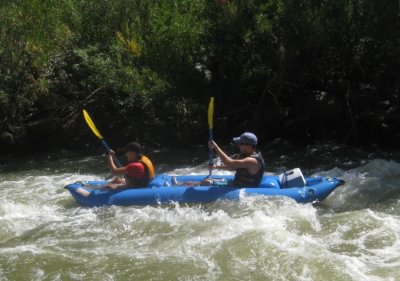 Kyle and Erin Kruger on Cache Creek