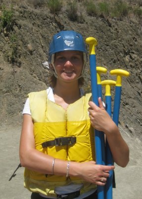 Aline Muller at Cache Creek in California