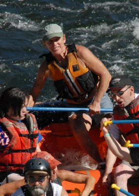 Larry Hazen on the American River