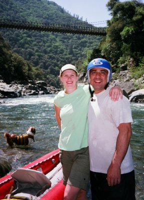 Ray and Jonika Lomeli at the American River Shirttail Put In