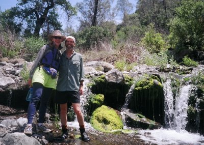 Roy and Sally Berke in the Cache Creek Wilderness