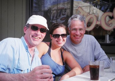 Eldon Schriock with Daughter Kate and Brother Marlin