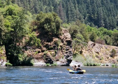 Conan Moore with Friend Linnea on the Klamath