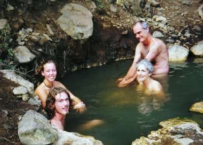 In a Hillside Hot Spring above the North Fork of the Umpqua River