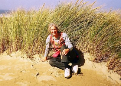 Muriel Kerr at the Oregon Dunes