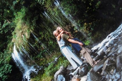 Amber and Forrest at Mossbrae Falls