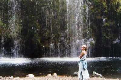 Amber at Mossbrae Falls