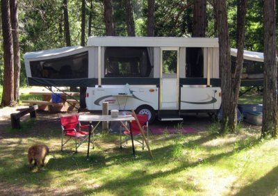 Camping at Sims Flat on the Upper Sacramento River