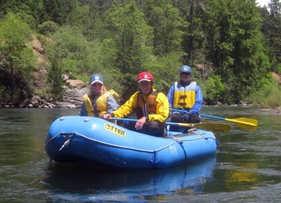 Gary Rollinson with Jonetta Bledsoe and Larry Hazen on the Upper Sac