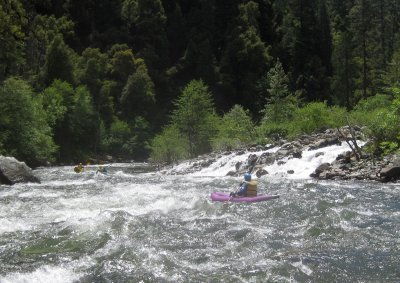 A Cascading Stream Enters the Upper Sac