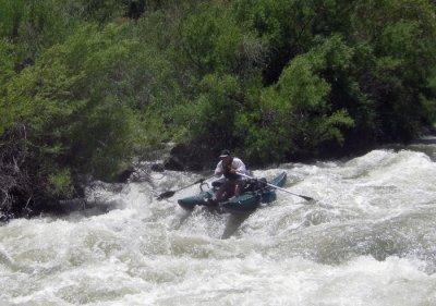 Luis Montes at Mother's Rapid on Cache Creek