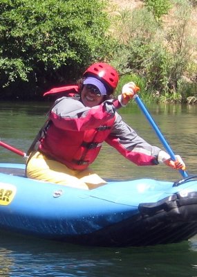 Norma Ferriz on the American River