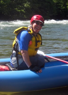 Evan Massaro on the American River