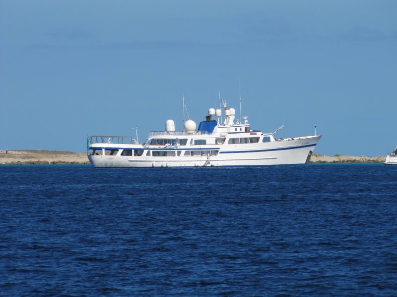 Saudi Owned Yacht Al Diriyah off Es Trucadors