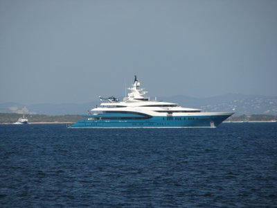Superyacht Sunrays at Formentera - September 2011
