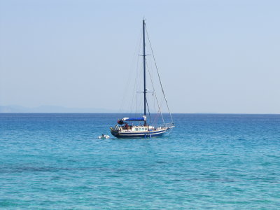 Sailing Boat Off Es Calo