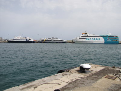 Trasmapi's Formentera Jet, Mediterranea Pitiusa's Blau de Formentera and Balearia's Nixe