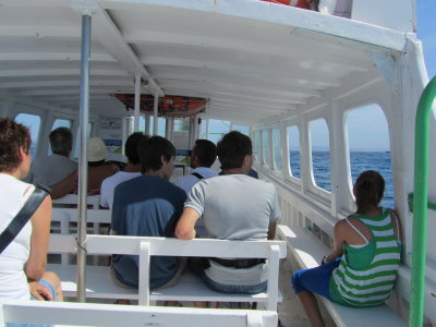 Inside The AquaBus Ferry