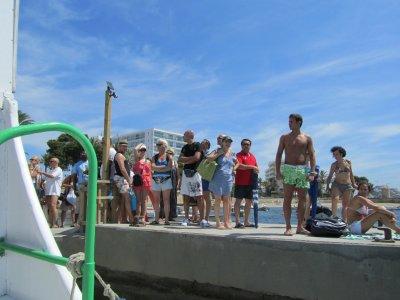 Passengers Waiting For The Ferry To Formentera