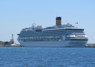 Italian Cruise Ship Costa Serena at Ibiza
