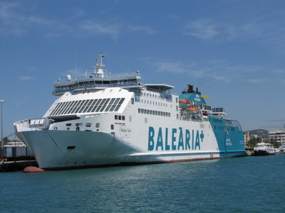 Balearia Ferry Martin i Soller at Ibiza