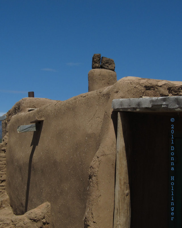 Pueblo Doorway and Roof