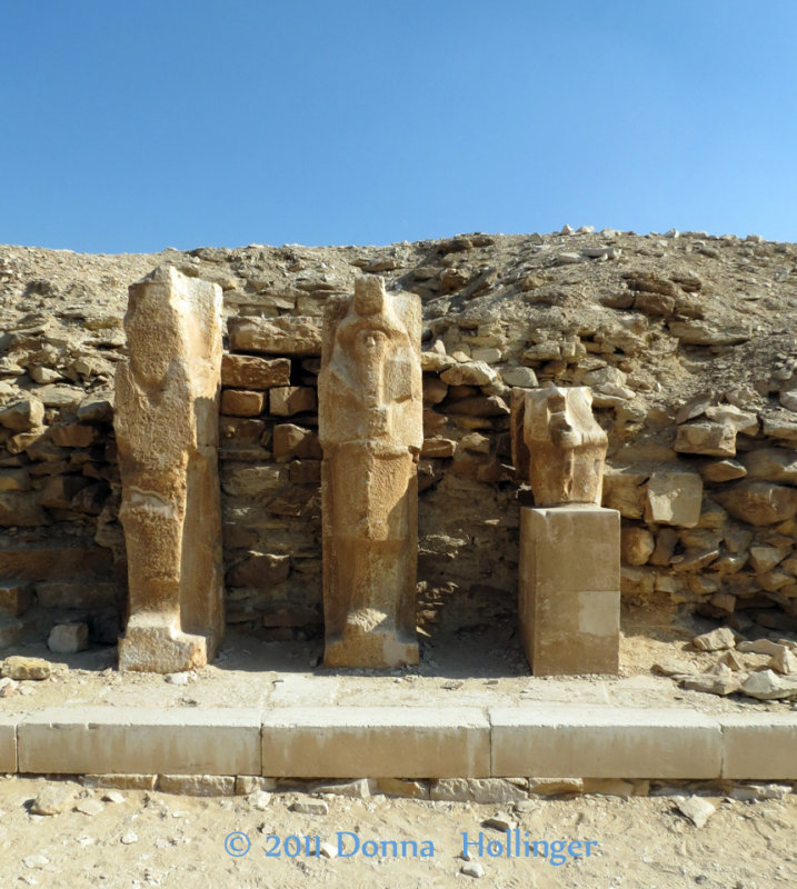 Three Statues at Saqquara