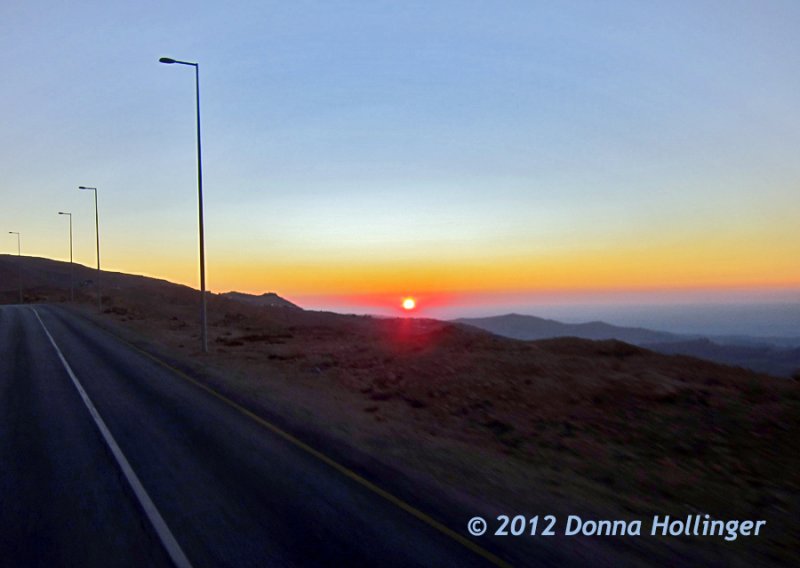 Sunset Leaving Lake Nasser