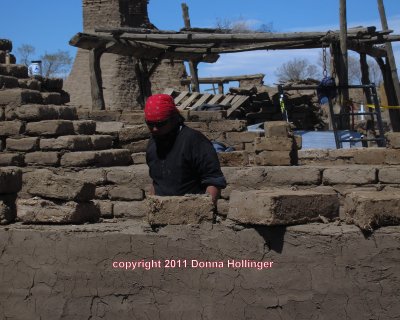 Making Adobe Bricks for Dwelling