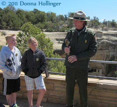 Ranger Guide At Cliff Palace