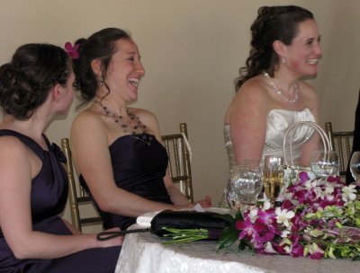 Wedding Party Laughing