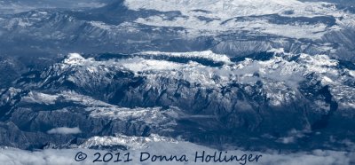 Flying Over Mountains in Greece