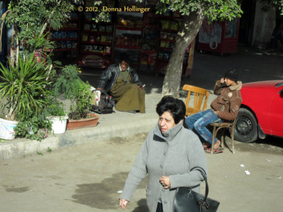 Woman Pedestrian without Veil