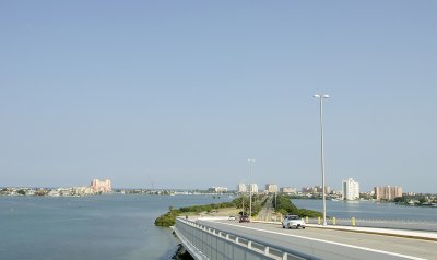 Overlooking Clearwater Beach from the Clearwater Memorial Causeway Bridge