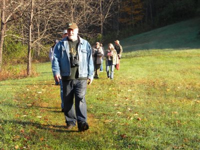 Walking the birding trail