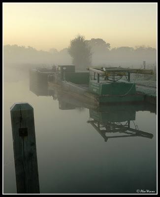 River Boat at Dawn