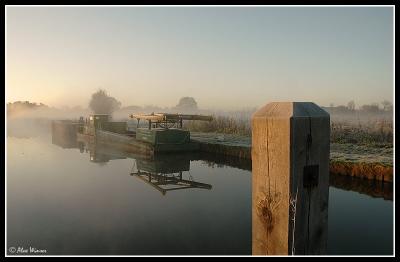 River Boat at Dawn