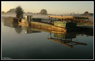 River Boat at Dawn