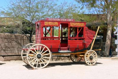 Stage coach at Old Tucson....