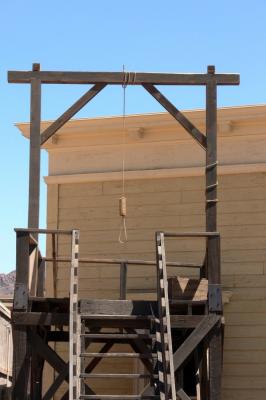 The gallows at Old Tucson, Arizona