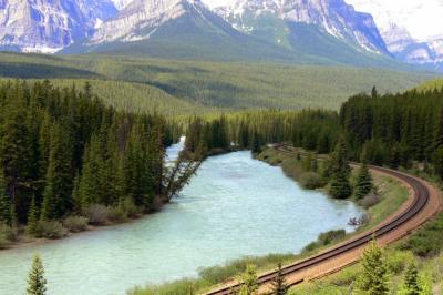 The Bow River, Banff Alberta