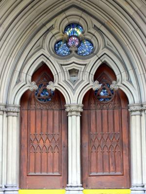 The doors at St. James Cathedral, Toronto