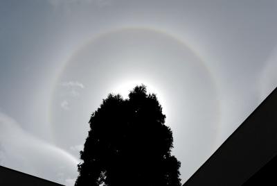 Solar halo 22 degs