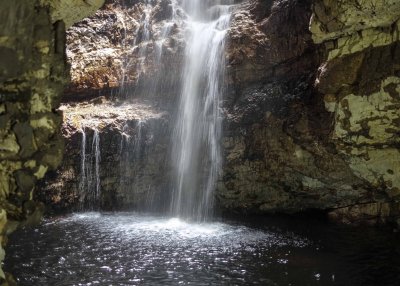 Smoo Cave waterfall 1
